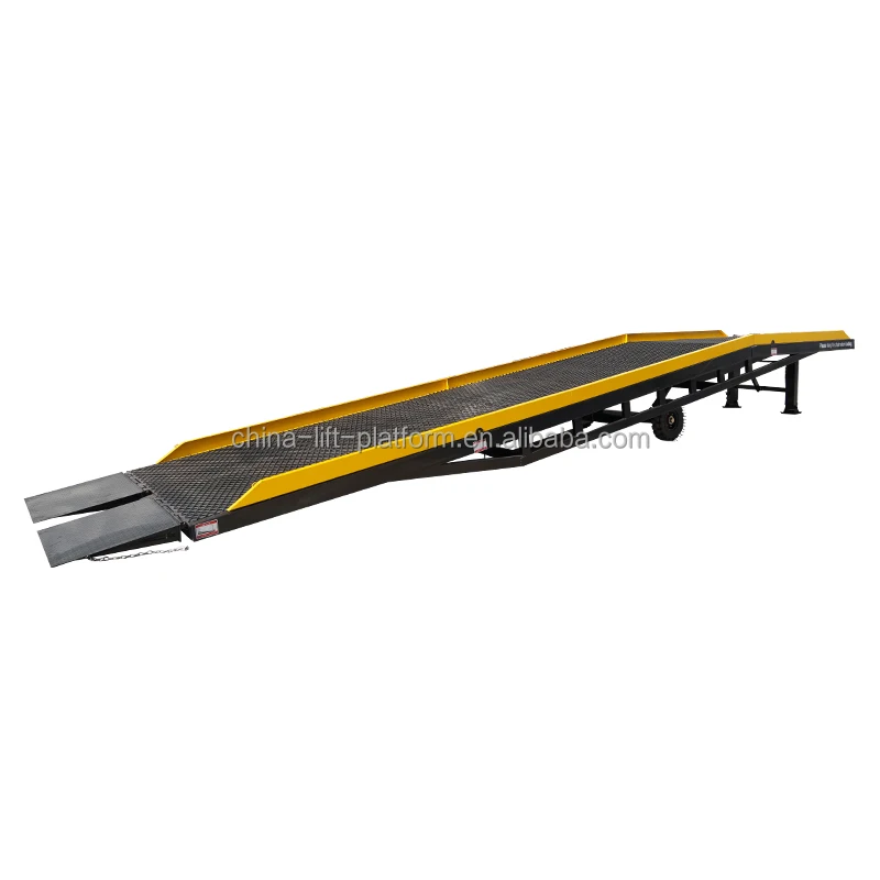 container dock leveler mobile truck ramp truck loading and unloading container ramp for forklift
