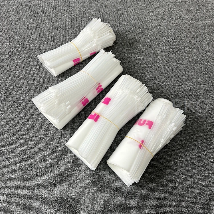 Custom printed logo malaysia frosted zipper thick plastic packaging bags for clothing