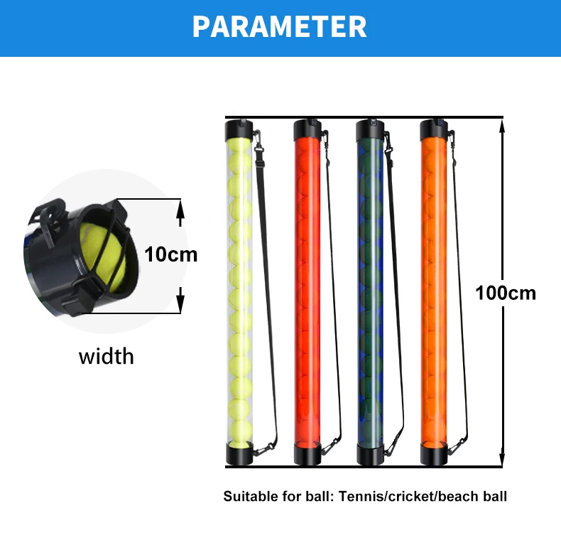 pickball ball picker tube  pickleball ball machine