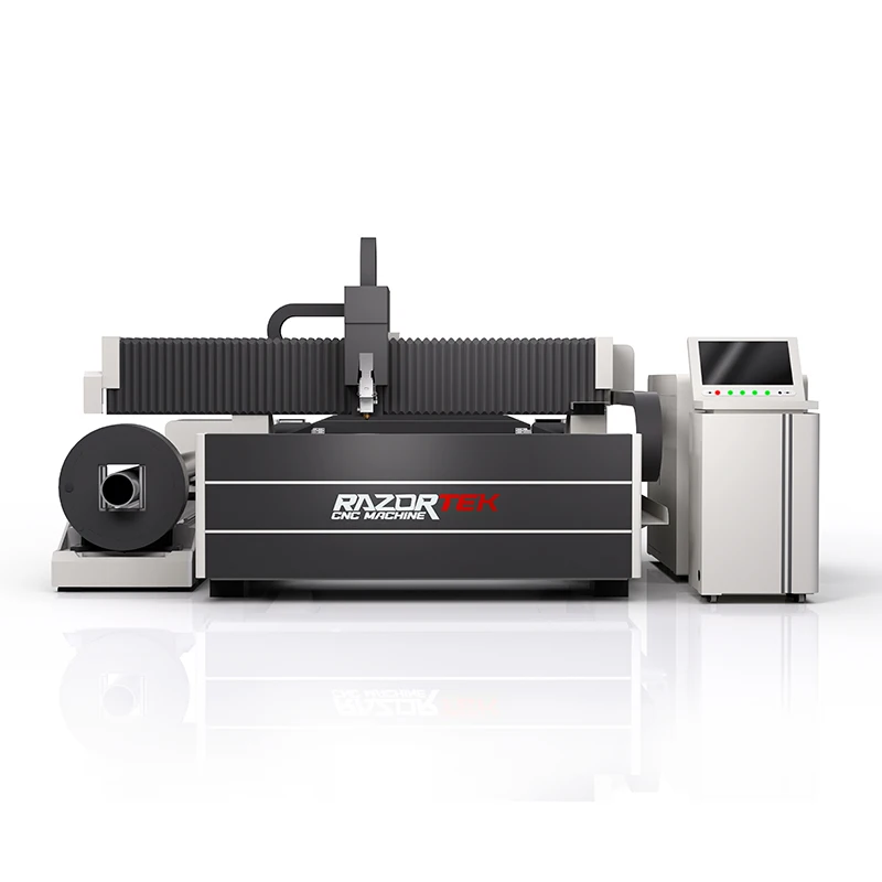 High Accuracy Raycus Fiber Laser Cutting Machine Stainless Steel Sheet Metal Carbon Aluminum Metal Tube Metal Plate Fuji Servo