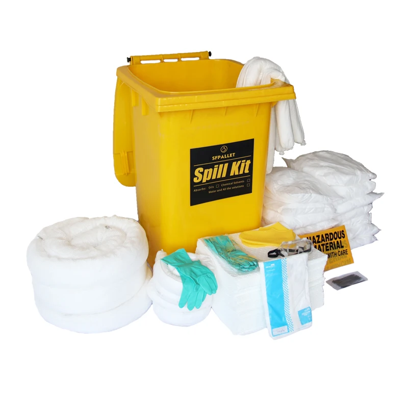 Superior Oil Performance Wheeled Bin Spill Response Kit 360L