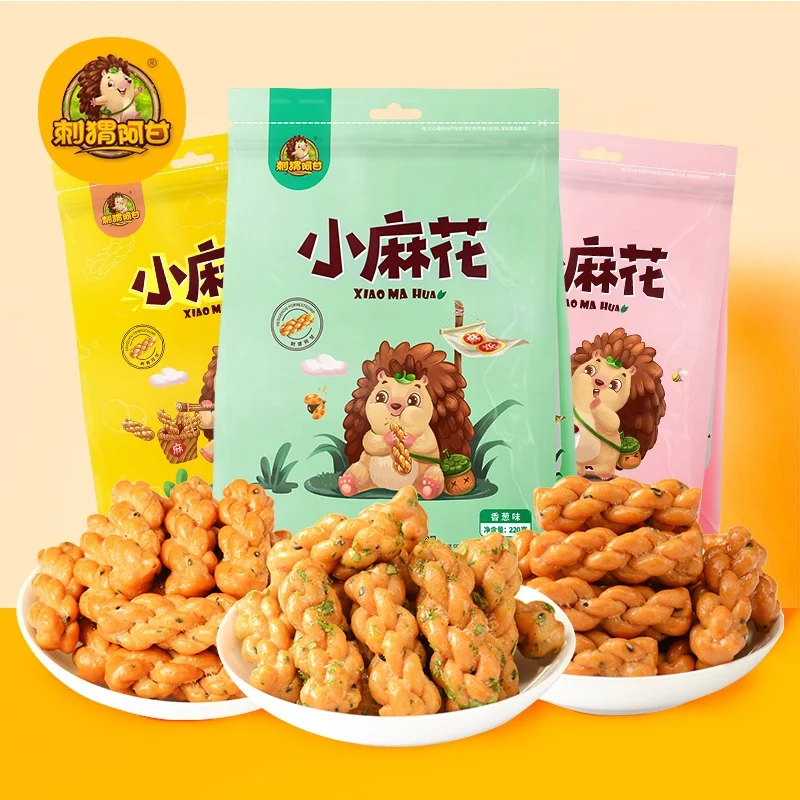 Китайская традиционная вкусная Хрустящая Жареная закуска для партии импортная еда китайская специальная 220 г