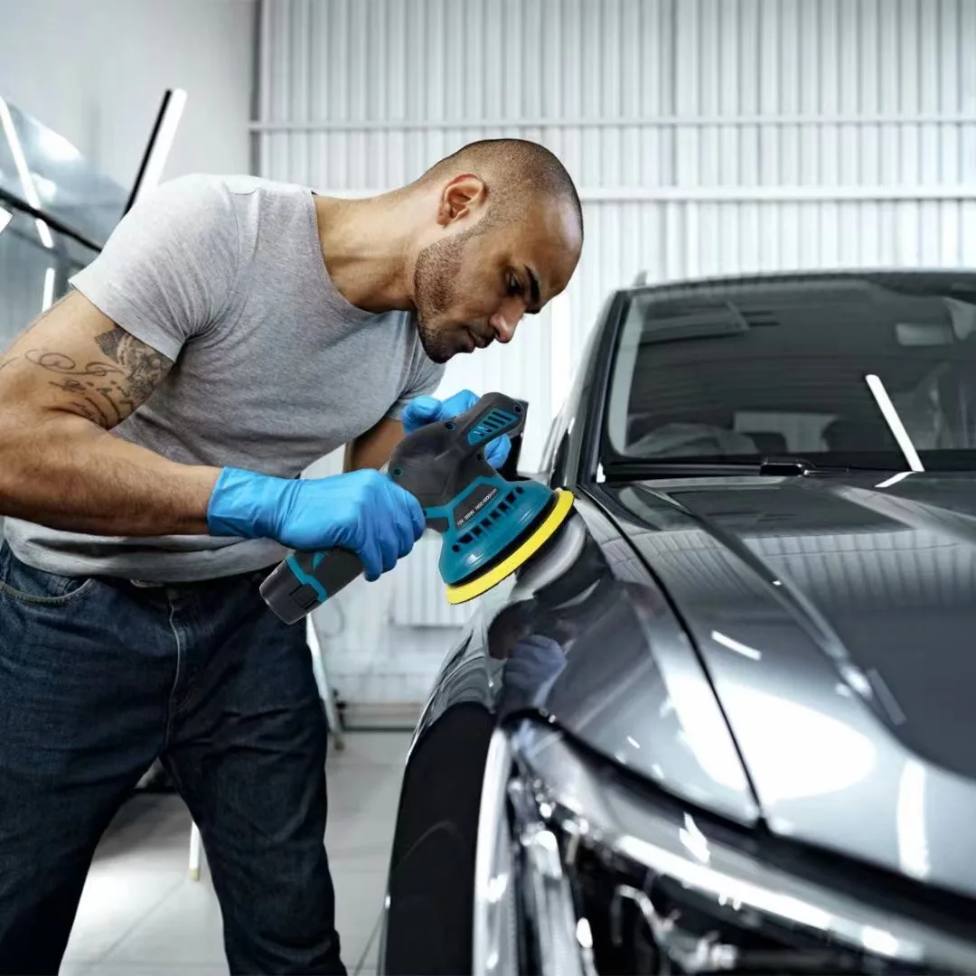 145MM 1100W Electric Polisher Power Tools Dual Action Car Polisher