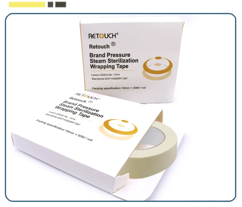 Medical Tape Pressure Steam Sterilization Chemical Indicatot Tape for Healthcare