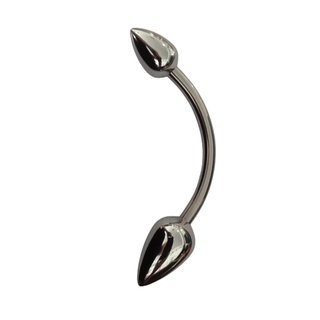 2022 hot selling double headed metal anal plug toys anal plug for men and women