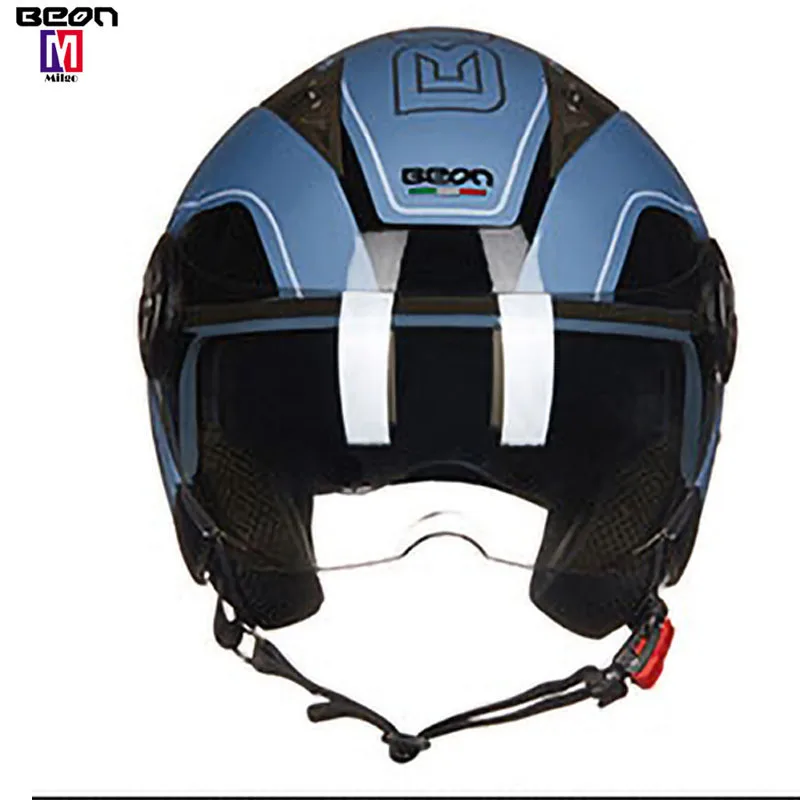 BEON B-216 ece r2205 blue safety helmet american superman motorcycle helmet with double visors