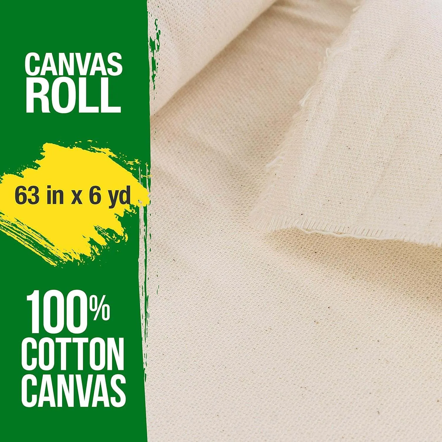 White Primed Cotton Canvas Roll For Painting Painting Fiber Matte Digital Chemical Stretch Canvas Solvent Roll Eco Printing
