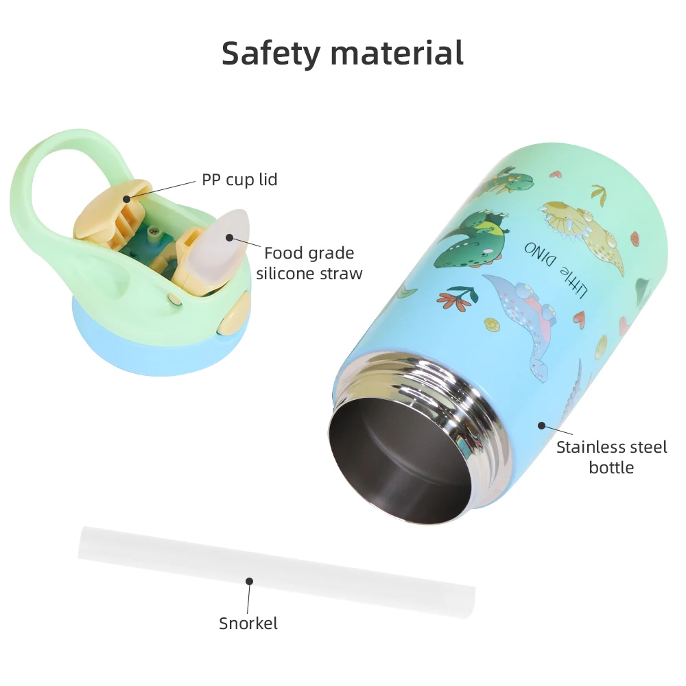 Factory Price 14Oz 420Ml Kids Stainless Steel Vacuum Insulated Tumbler Diy Sport Blank Water Bottles