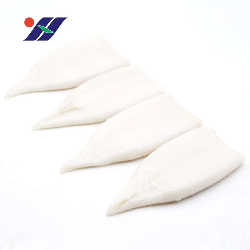 Wholesale Good Sale and Low Price Frozen Seafood Squid Ice hanging clothes squid for Sale