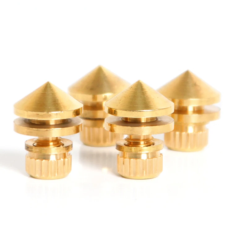 Hot sale high quality durable professional cheap Pure copper gasket speaker amplifier CD player surround rack shockproof feet