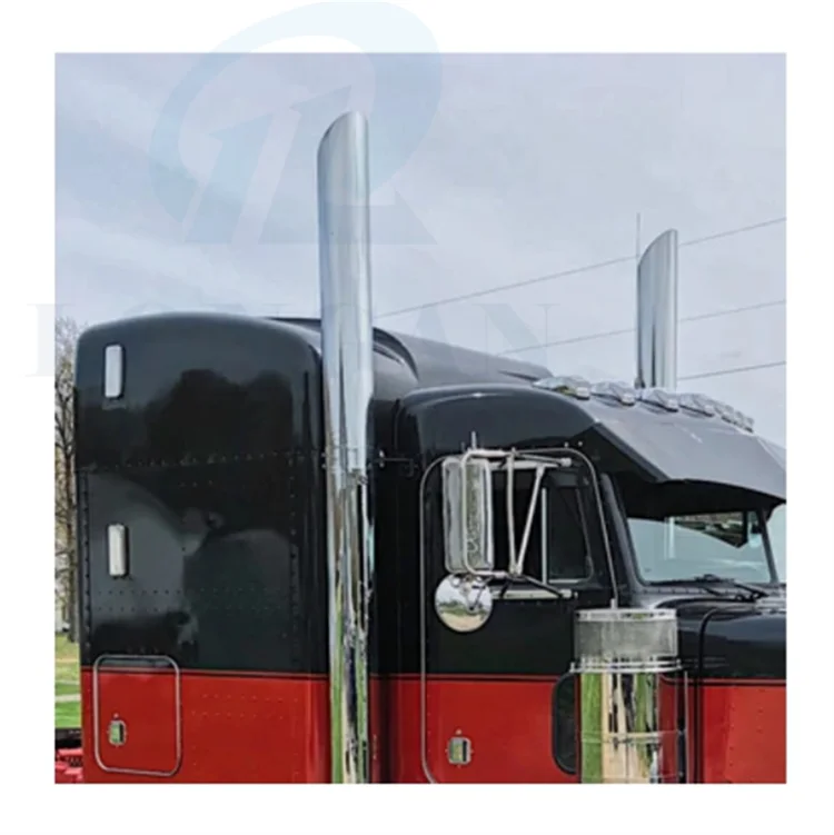 127MM L/1829MM  75M Mitered Top Exhaust Tip Bull Horn Top Exhaust Tip American Eagle Exhaust