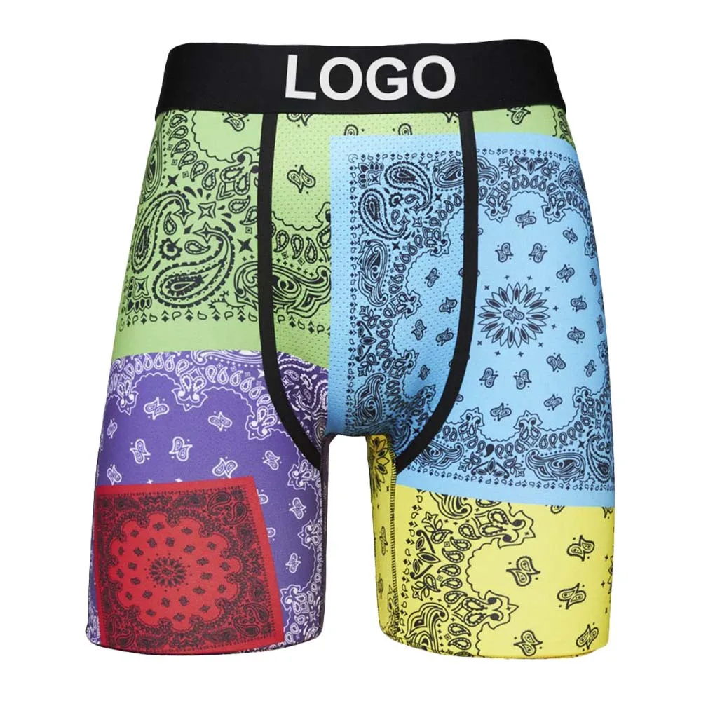 Runtz PSD Factory Mid-Rise Man Underwear Sports Shorts Breathable Printed Logo Custom Boxers Staple Shorts Briefs Men Underwear