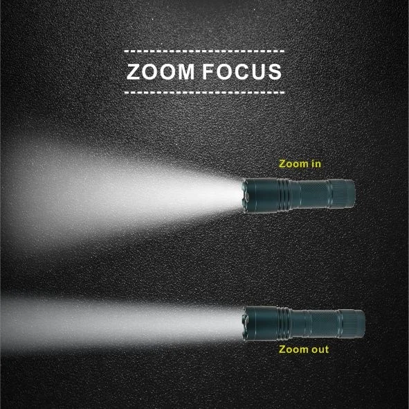 Hot Sale Heavy Duty 1200 Lumen Red High Powered Emergency Portable Flashlight LED Torch Flash Light