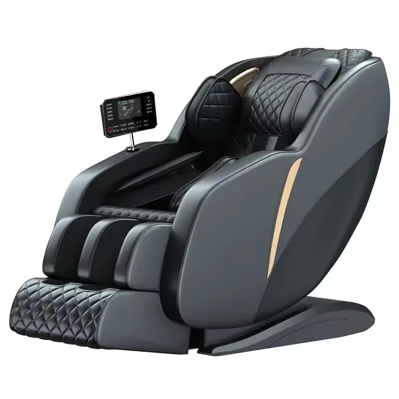 2024 Best 4 Hands Shiatsu 3d Full Body Air Massager Massage Chair Zero Gravity Genuine Leather Endure Massage Chair