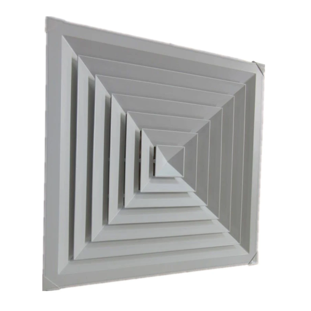 Ventilation adjustable hvac air diffuser air conditioning grills