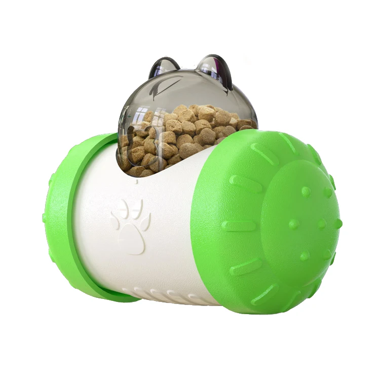 Spring Tumbler Slow Food Ball Interactive Cat Toys  puzzle dog toy dog toy funny  interactive food  running ball