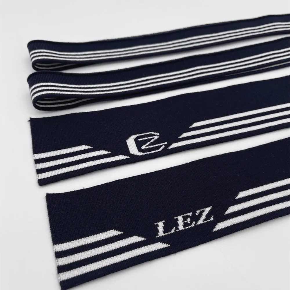 Трикотажные ткани для футболки поло из хлопка и полиэстера с ребристым воротником и манжетами