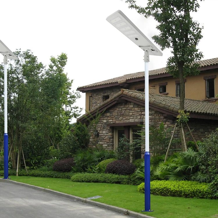 Высококачественный датчик времени алюминиевый наружный IP65 водонепроницаемый 40 Вт 60 80 100 Солнечный светодиодный уличный фонарь