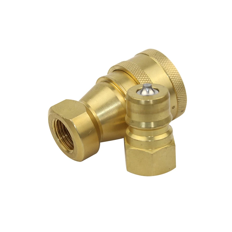 brass kzd hydraulic quick connect disconnect quick coupling