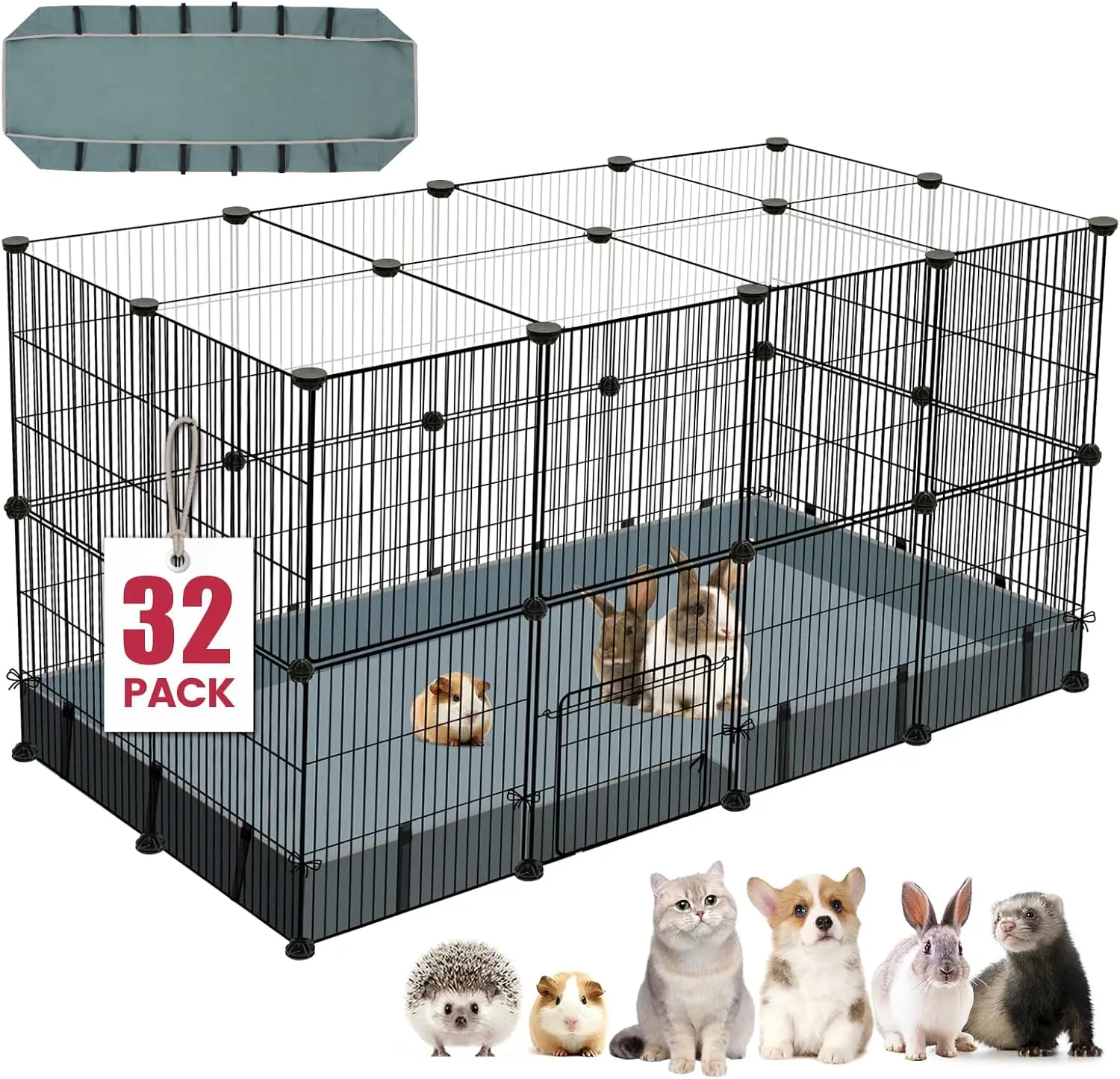 Hot Sell Small Animal Playpen Pet Playpen With Waterproof Mat Play Pen