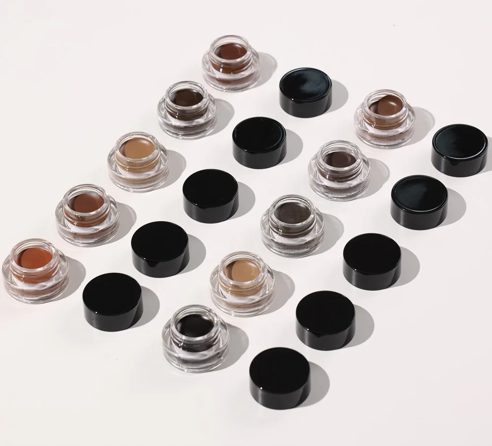 Hot Sale High Quality Waterproof Long Lasting Natural Makeup Eyebrow Gel Eye Brow Pomade Eyebrow Tint Private Label