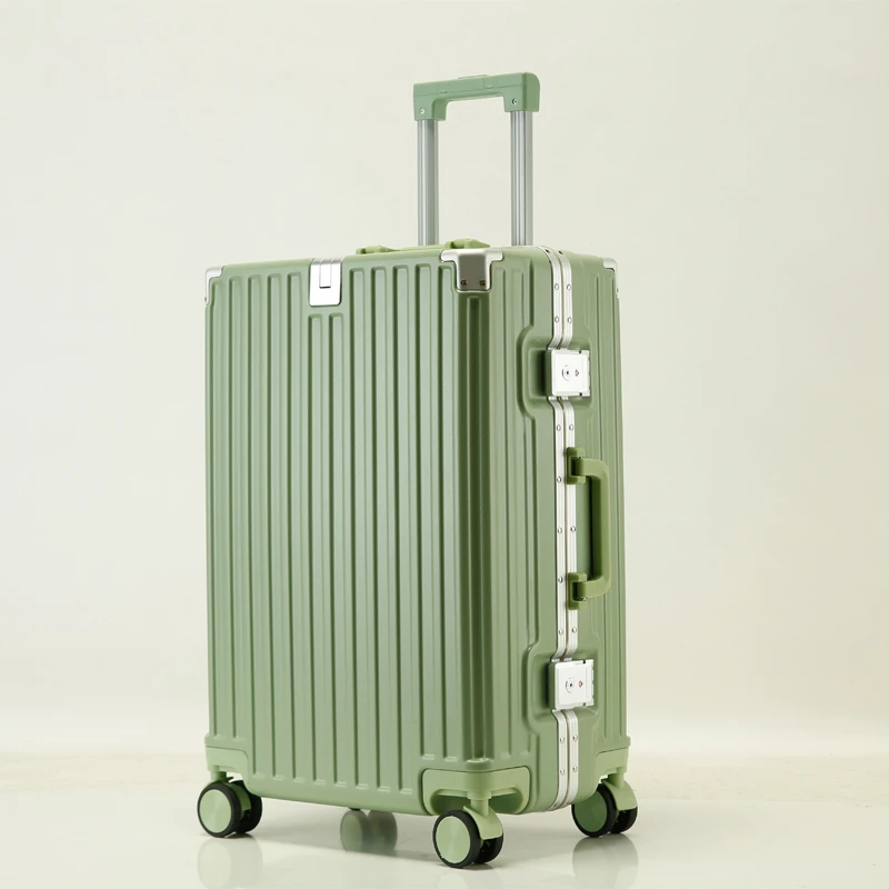 Carry On Luggage with Aluminum Frame, 20 Inch ABS Hard Shell Suitcase with Spinner Wheels  Lightweight Luggage for Travel