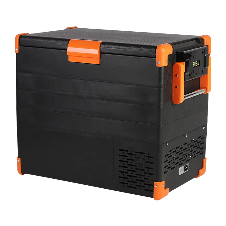 
New 52L Car Refrigerator DC 12v Car Fridge OEM Portable compressor Fridge Small Car Fridge 