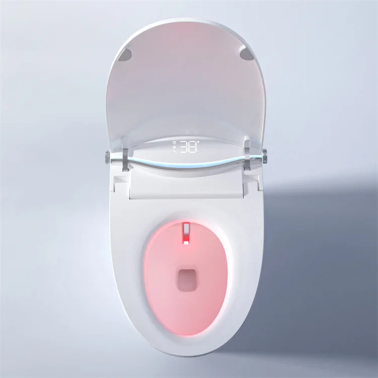 Modern elongated intelligent toilet wc toilets one piece automatic flush smart toilet for home hotel bathroom
