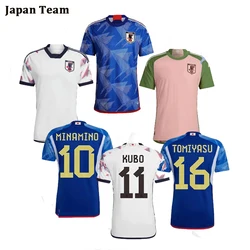 2022 World football team Japan jersey No. 11 jersey home and away No. 10 Minano Takumi japan Football  Team Nuiform