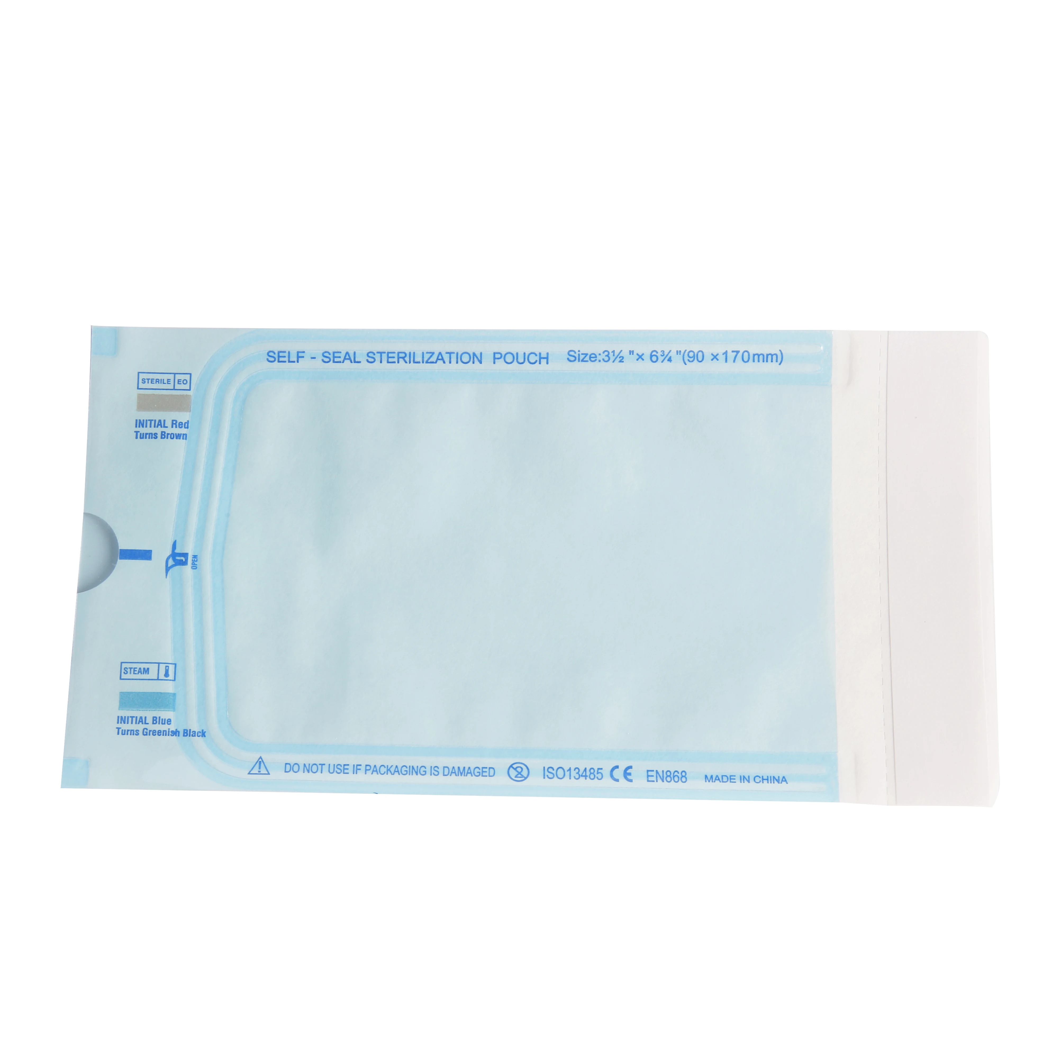 
Autoclave Sterilized Packing Bag Self Sealing Sterilization Pouches 