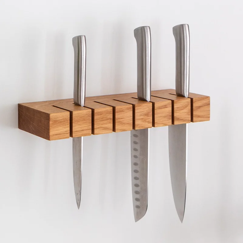 Knife holder magnet wall panel Magnetic knife block Magnetic knife holder shelves magnetic kitchen accessories no-drill