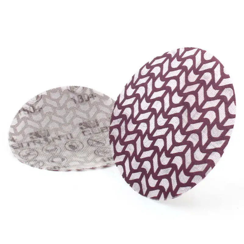 Xtraxt Purple Grid Disc Silicon Carbide 5inch Sanding Discs Flocking Sand Paper Disc for Polishing