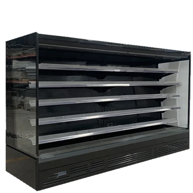 Grocery freezers Multi-deck Open Cold Drink Vegetable Fruits Open Display Fridge Chiller