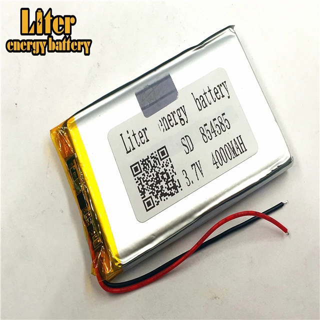 3,7 V 4000mah 854585 литий-полимерный перезаряжаемый аккумулятор