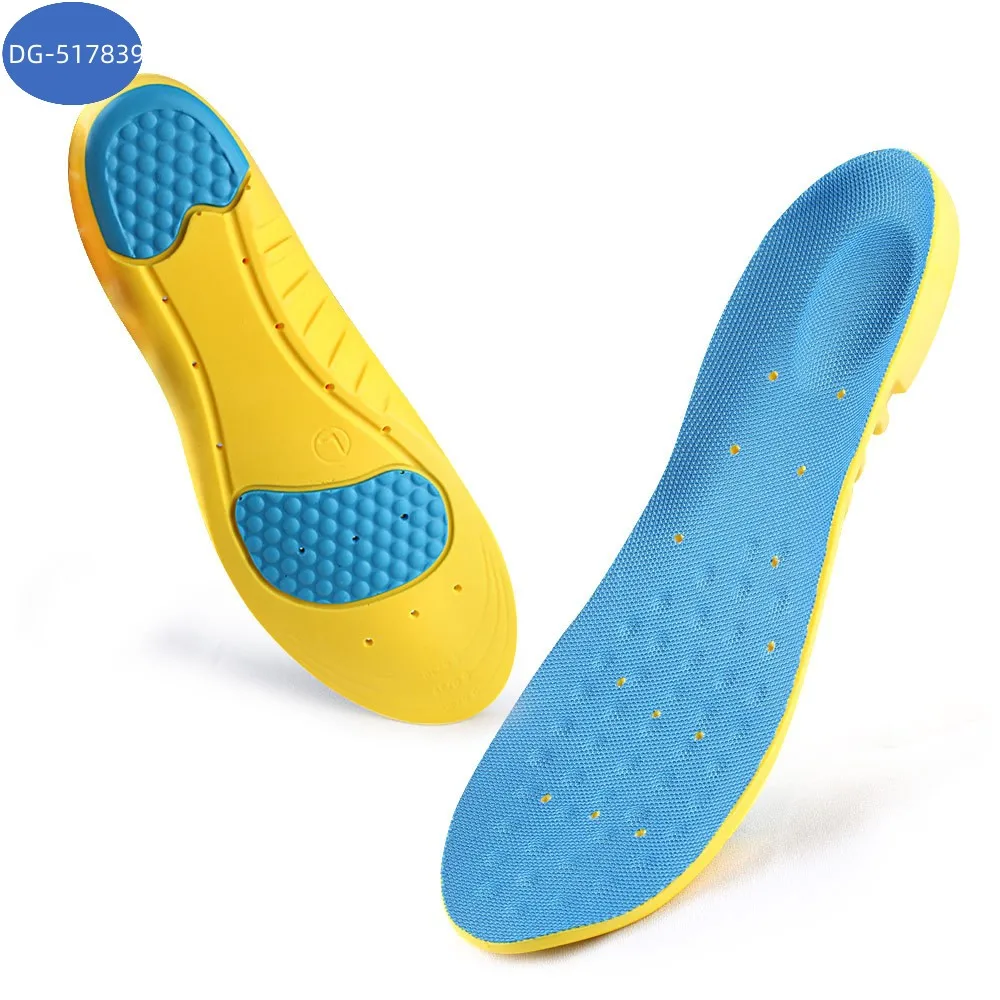 BDE Hot Selling Orthotic Sport Arch Support Insoles Running Shock Absorption Shoe Inserts Comfort Ultra-light Heel Support
