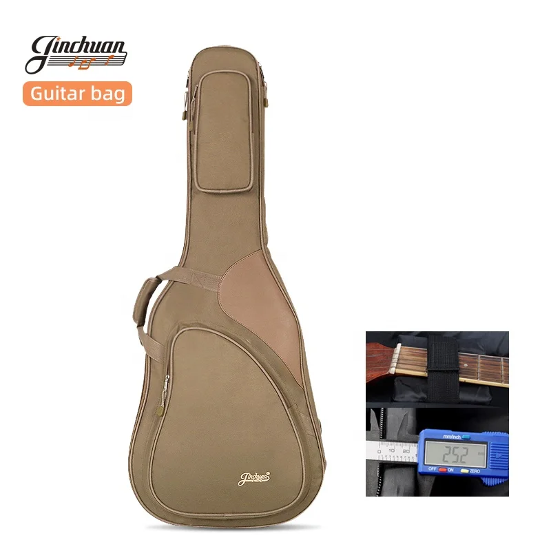 Fully Padded Musician Gig Electric Guitar Backpack Bag Protective Case for Bass Guitar