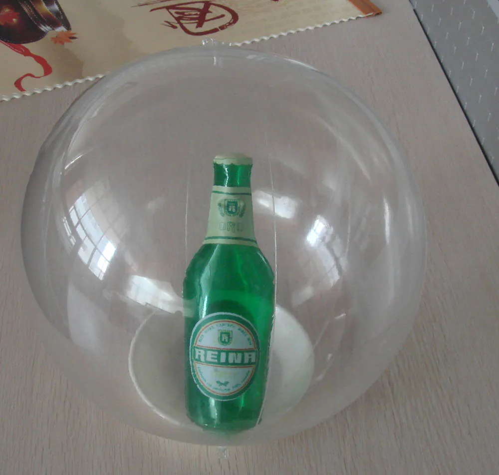 beach ball with animal inside