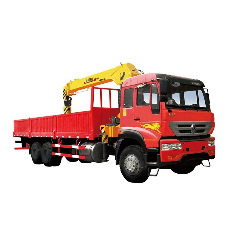 3 Ton Truck Mounted Crane SQ3.2SK2Q Hydraulic Telescopic Boom Crane With Good Price