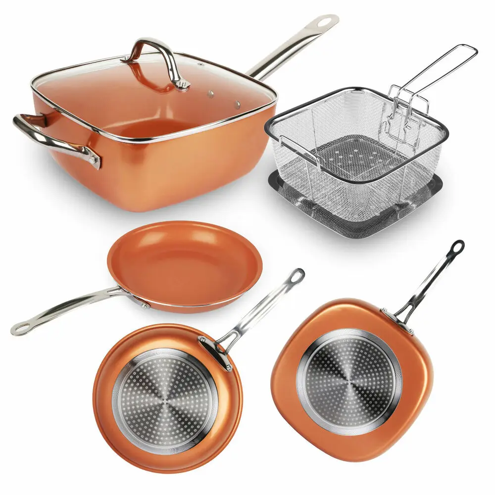 Multifunctional Fry Pan Copper Fry Pan