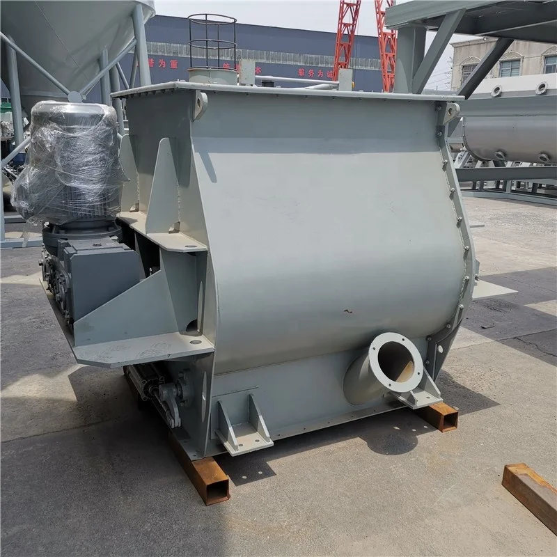 Dual Shaft Paddle Mixer Irregular and Sticky Materials Blender in Building Industry