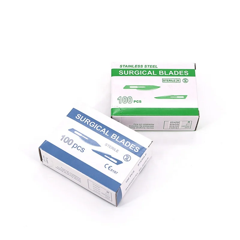 Medical Sterile Disposable Size 10 11 14 15 16 18 Surgical Carbon Steel Stainless Steel Blades