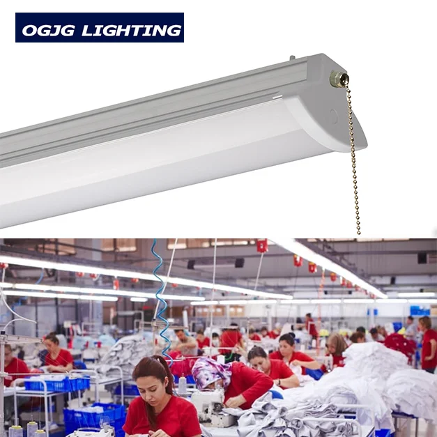 1.2m 4ft 40w Fluorescent Fixture LED tube light Garment factory Lighting LED Linear Light