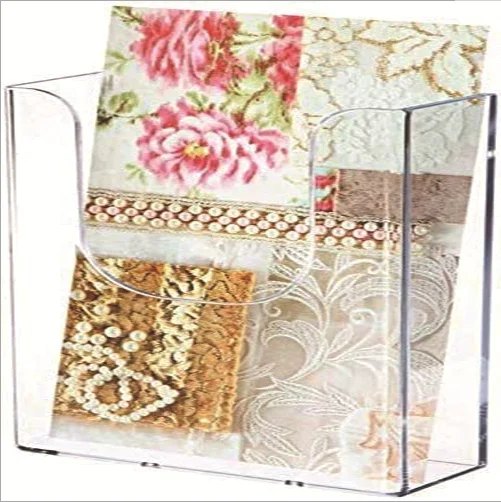 
A4 size wall-mountable data display documents receive acrylic box transparent directory display showcase 