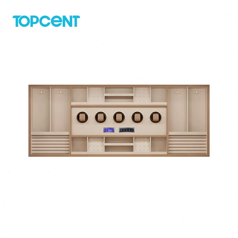 Topcent система хранения шкафа фурнитура для МДФ + кожаная подъемная коричневый умный подъемный стол