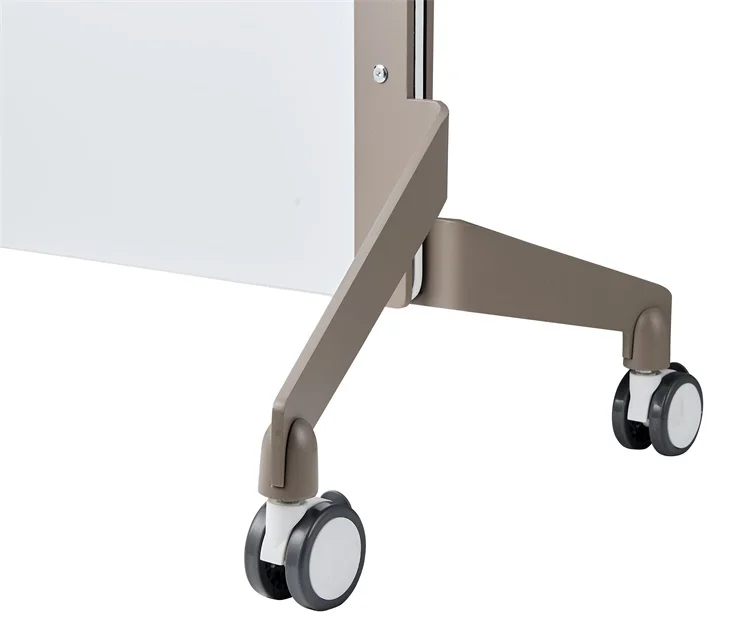 Double side Classroom Office writing mobile glass whiteboard Screen Room Divider Partition Wall Movable Partition