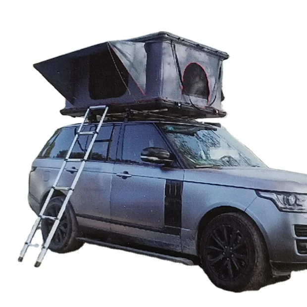 Outdoor UV Protection Adventure Hard Camping SUV Car Aluminum Hard Shell Roof Top Tent With Extension