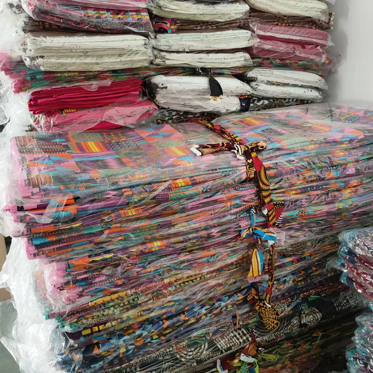 Yachitex Popular Product In African Market 100% Cotton Wax Print Fabric Wholesale stocklot