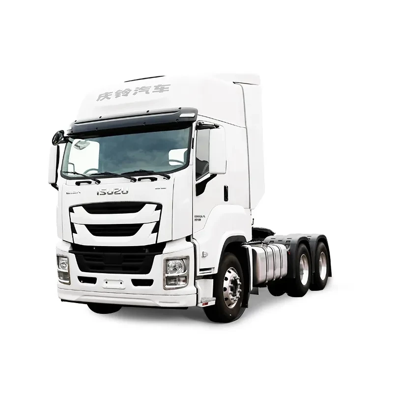 Трактор Isuzu GIGA 6*2 с одной половинной кабиной Новый Тяжелый грузовик дизельный 40-тонный тягач Евро 5
