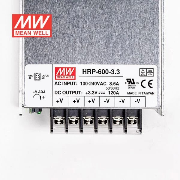 HRPG-600-48 MEAN WELL OLP@|C.C. with 5V sb & no load <0.75W  48 V 13 A PFC 1U  AC-DC   switching power supply