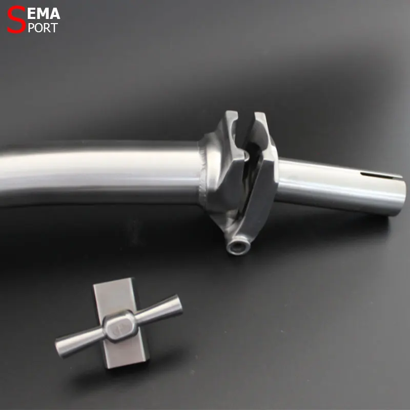 Складной велосипед с титановым стержнем, мини-велосипедная головка, трубка на 3, 60 брома